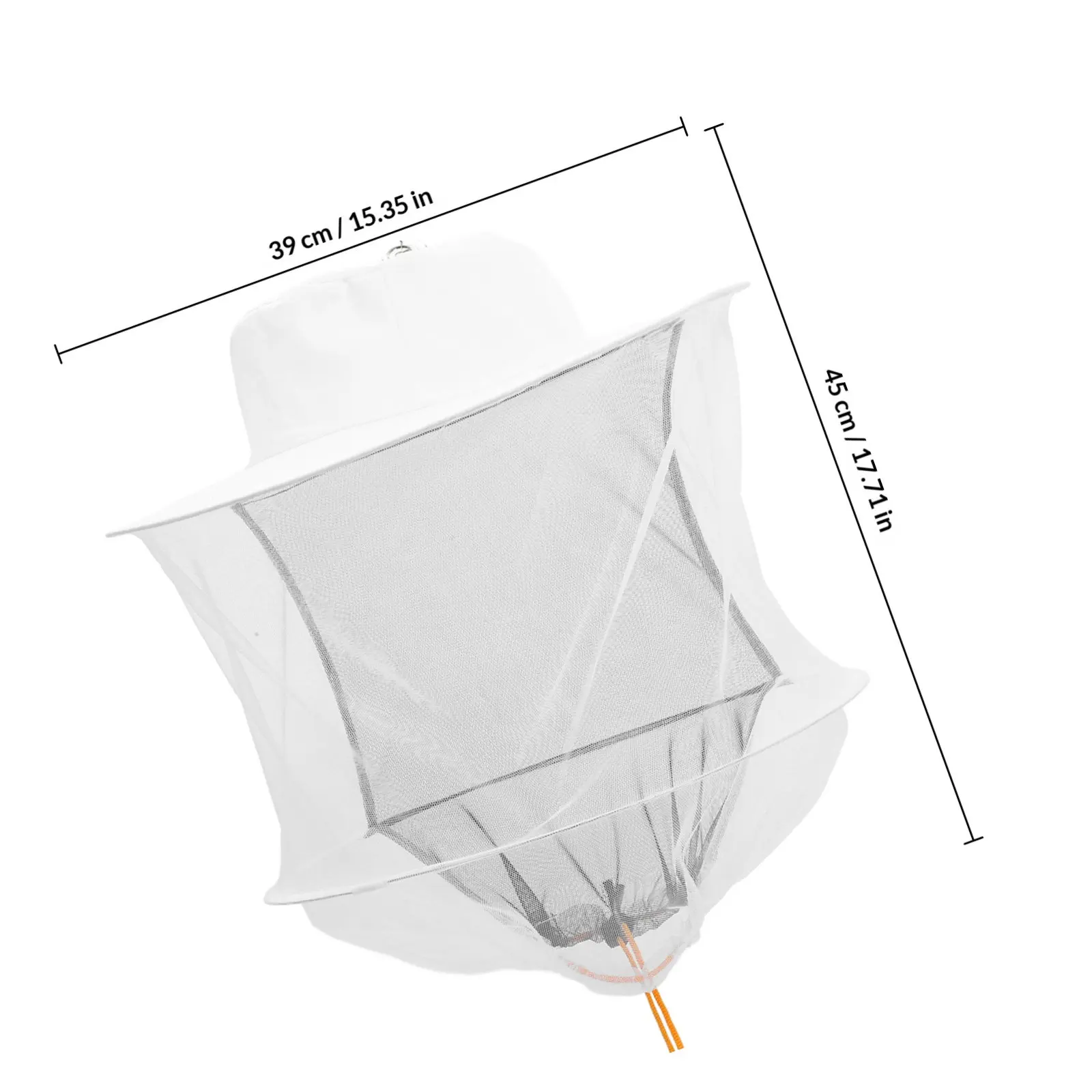 Bee Keeper Hat Portable Professional Beekeeping Veil Hat Foldable Net Head Cover for Outdoor Fishing Hunting Hiking