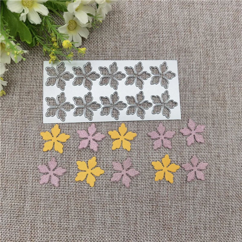 Floret Flowers Frame Metal Cutting Dies Stencils For DIY Scrapbooking Decorative Embossing Handcraft Template