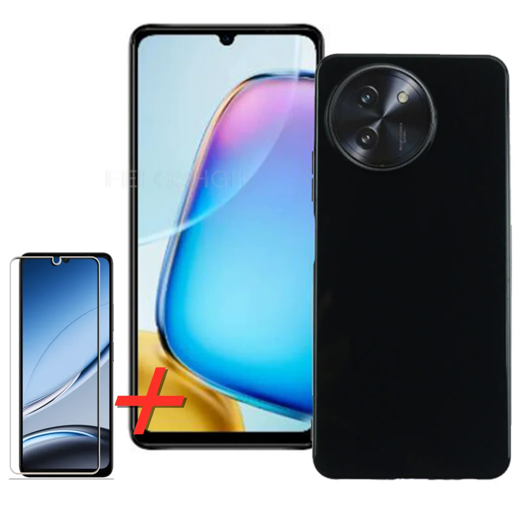 Protective Glass For Doogee Note 59 Pro Pro+ Plus 5G Case Silicone Clear Cover On Note59 Note59Pro 59Pro+ Tempered Glass