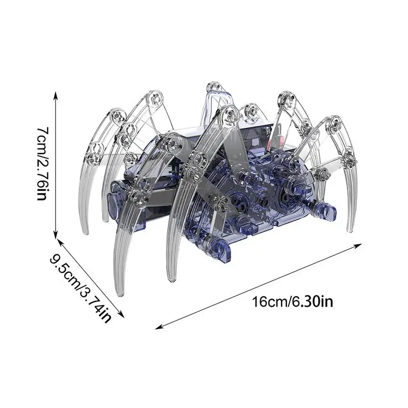 전자 거미 로봇 거미 과학 전자 장난감, 전자 거미 로봇, 물리학 과학 키트, 여아 및 남아용