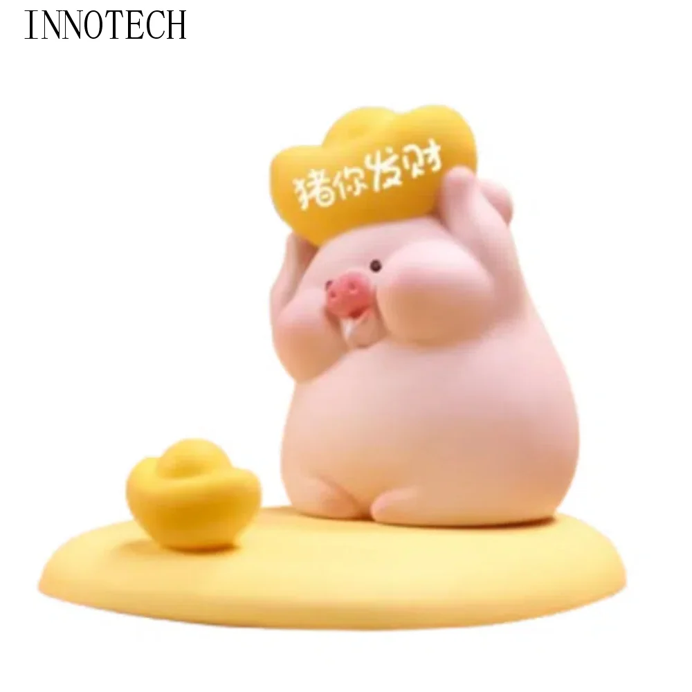 Supporto per telefono creativo per maiale Supporto per telefono per maiale in resina a forma di maiale artigianale Supporto per telefono cellulare con design a fessura adorabile
