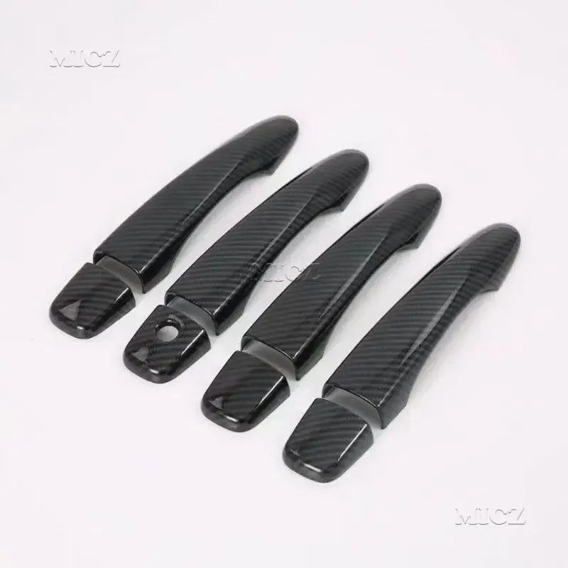 

Автомобильные аксессуары для Renault KADJAR 2016-2022, цвет углеродного волокна, ABS, хромированная дверная ручка, крышка, накладка, автоаксессуары