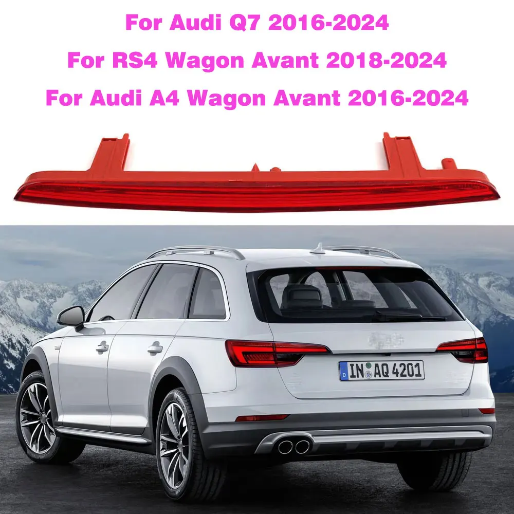 

Автомобильный стоп-сигнал, задний третий стоп-сигнал, высокий стоп-сигнал, замена для Audi RS4 Audi A4 Wagon Avant для Audi Q7 2016-2024