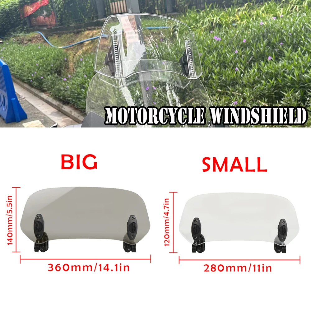 Motorfiets Voor Honda CRF150R CROSSRUNNER 800 Deauville NT 600 700 FMX650 Voorruit Extension Spoiler Voorruit Air Deflector