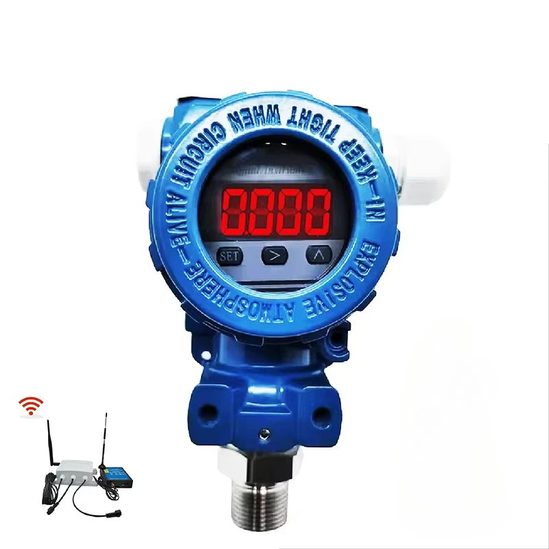Pantalla de transmisor inteligente a prueba de explosiones al vacío con sensor de presión estática para control de procesos industriales