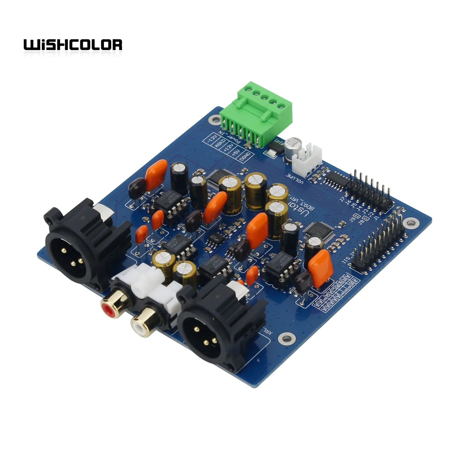 Wishcolor-Kit decodificador de áudio, placa padrão BD93, AK4493 duplo, SEQ DAC, HiFi, 32Bit, PCM384kHz, decodificação dura DSD