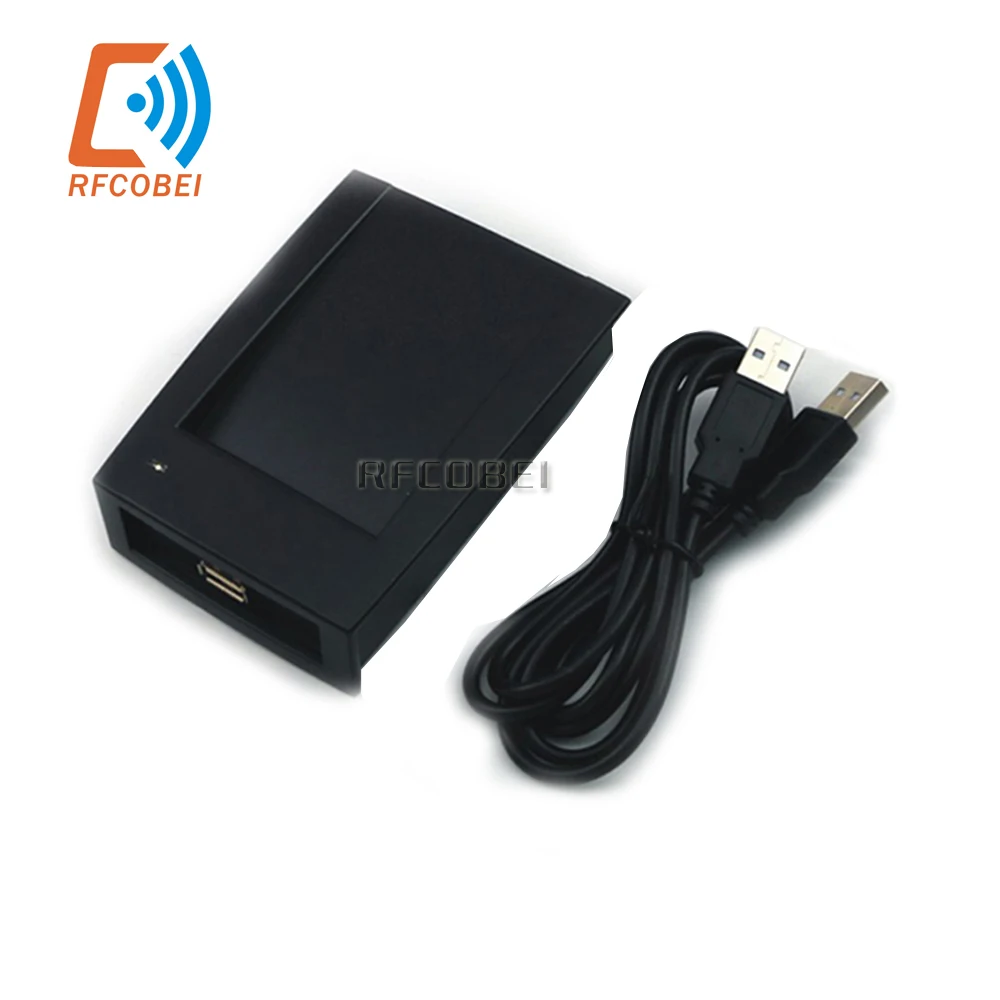 USB virtual COM(RS232) port 13.56MHZ częstotliwość czytnik RFID/czytnik kart NFC M1 + 1 karta