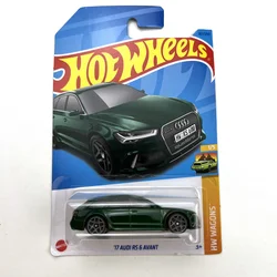2023-187 Hot Wheels Cars 17 AUDI RS 6 AVANT 1/64 Metal Die-cast Model Toy Vehicles