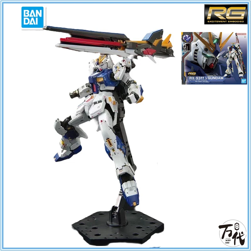 

Bandai Gundam original Model GUNDAM RX-93FF VGUNDAM RG 1\144 Assembly Action Figures Toy Figure Toys for Children Collectible