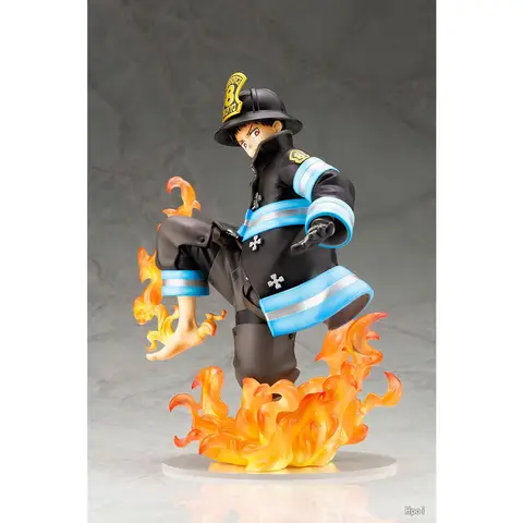 16 cm Shinra Kusakabe-figur Anime Fire Force Specialeffekt Blod Skrivbordsdocka Golfmodell Leksakspresent Samling Ornament PVC 8 best sales Fire Force-figur - №1
