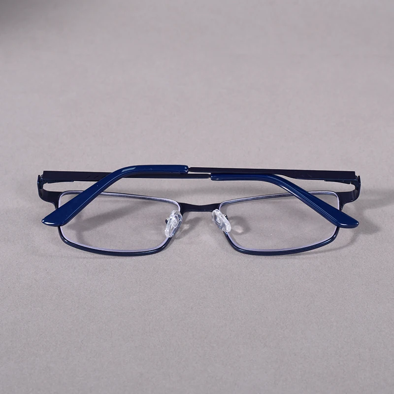 Männer Business Vollformat Design Lesebrille Blau Licht Blockieren Flexible Klassische Retro Presbyopie Brillen Mit Frühling +1 – Detail 11