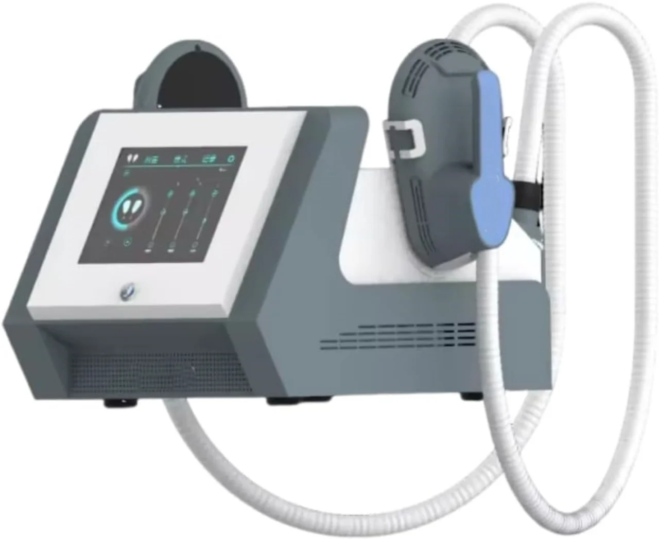 2025 مقبض مزدوج تحفيز العضلات محدد شكل الجسم الكهرومغناطيسي تكييف الجلد جهاز فقدان الوزن