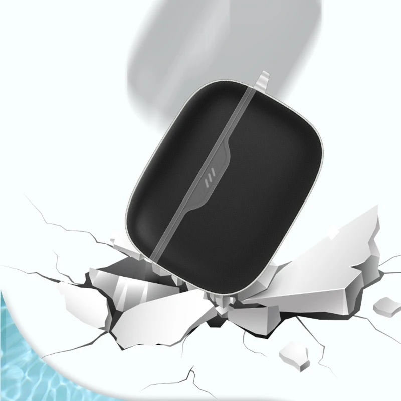 Funda a prueba de golpes para JBLTune 230NC TWS, carcasa impermeable, carcasa de silicona lavable compatible con Bluetooth, funda antideslizante