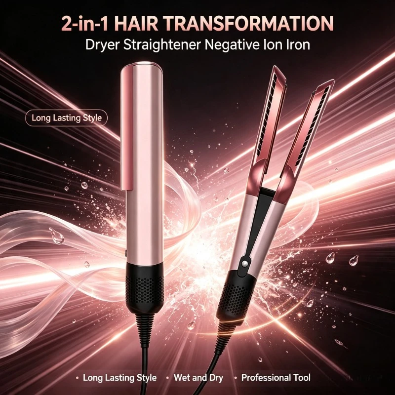 salon-home-dual‑use-styling-iron-negative-ion-2‑in‑1-dryer-straightener-wet‑dry-hairstyle-gear