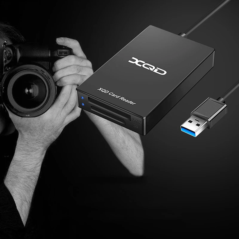 Lecteur de carte mémoire USB 3.0 SD XQD Type C, transfert de carte pour Sony série M/G pour ordinateur OS Windows
