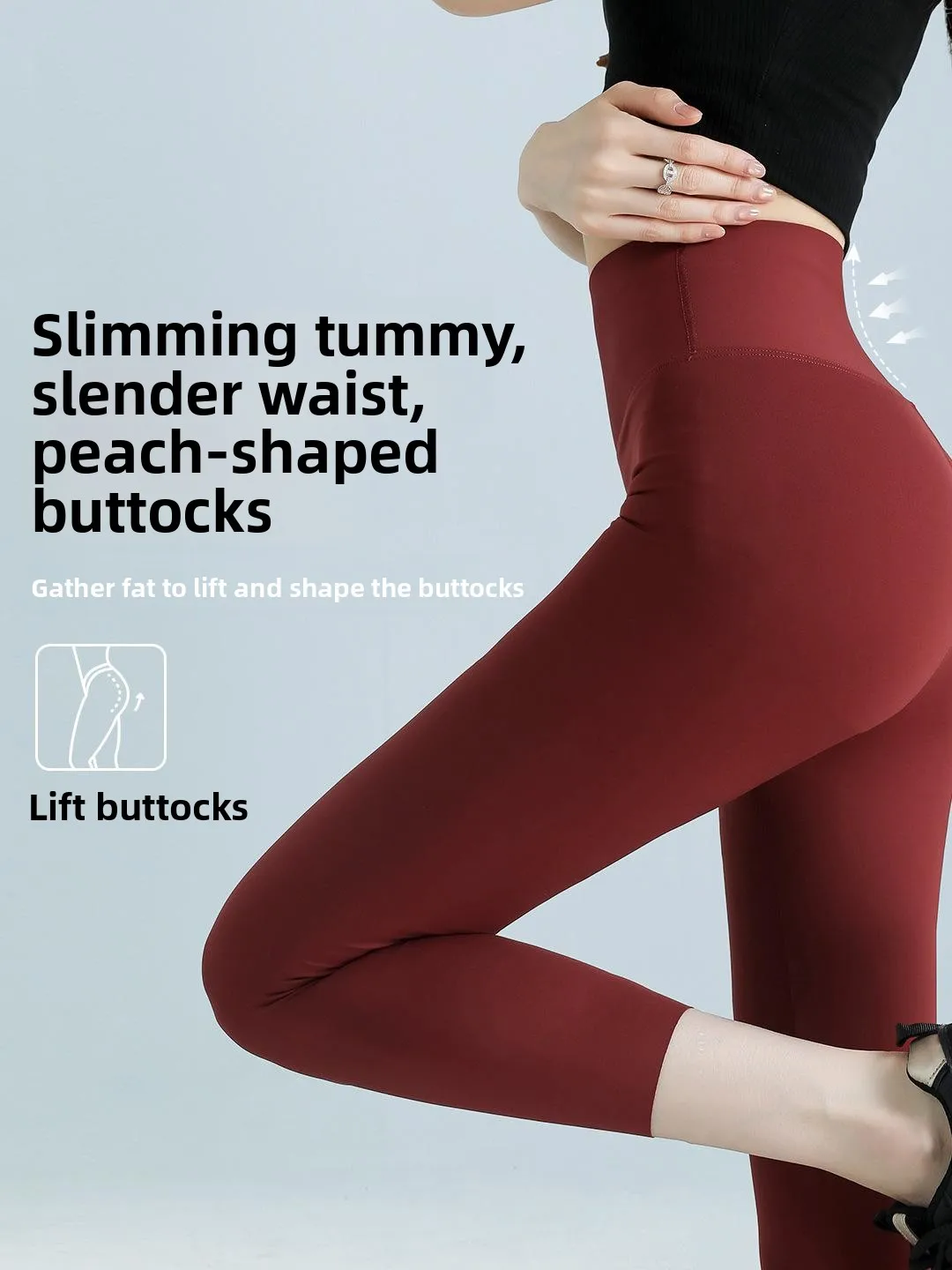 Pantaloni da yoga sottili a vita alta Pantaloni da sette piedi da donna Capispalla Pantaloni con strato base dimagrante Pantaloni da yoga estivi a vita alta