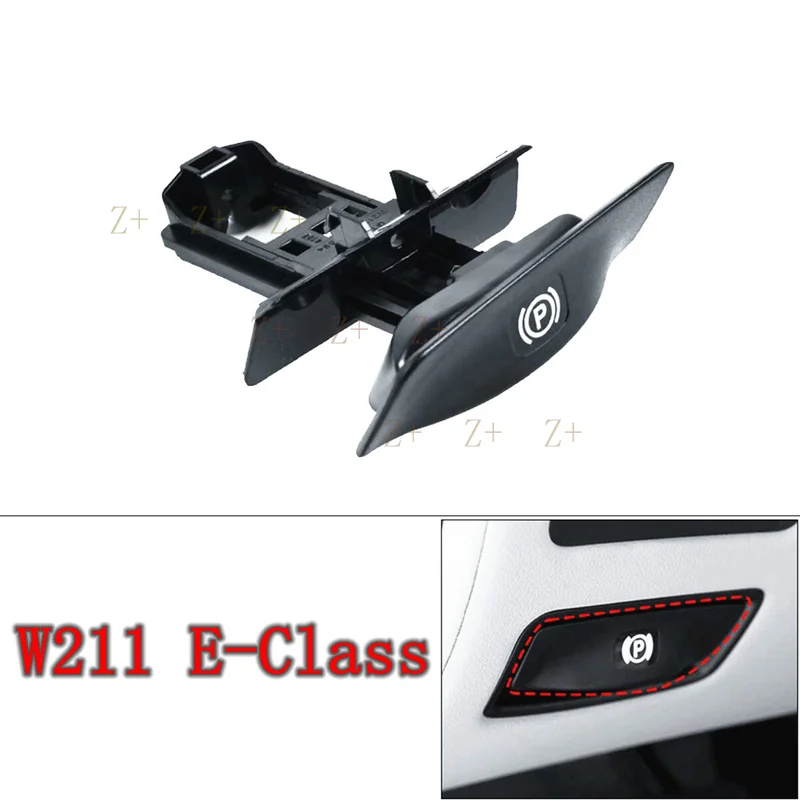 Z+ For Mercedes W211 E-Class 03-06 HandBrake Switch Release Handle w/Bracket LHD