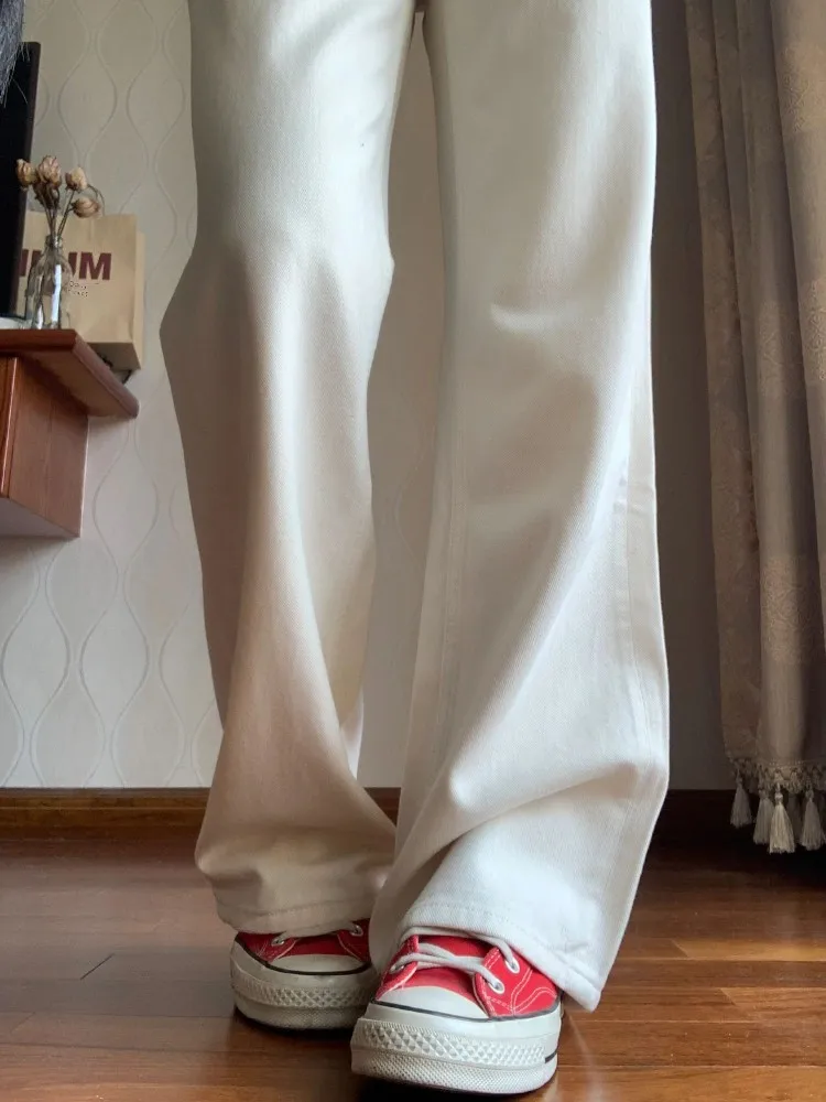 

Широкие джинсы с высокой талией, женские летние тонкие новые джинсы длиной до пола, утягивающие джинсы на высоком каблуке, свободные джинсы прямого кроя