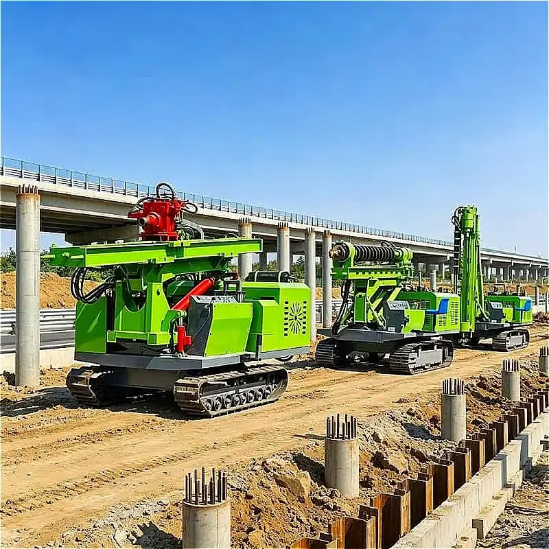 Screw Pile Driver Hydraulic Post Hole Auger for Farm Fence Vineyard Customized Auger Diameter Depth for Wood Steel Post Driving