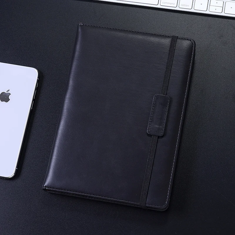 Notebook Design A5 Planner Book 128 sheets Thick Paper Memo Notepad Journal Soft Leather Cover with Elastic Band Student Diary