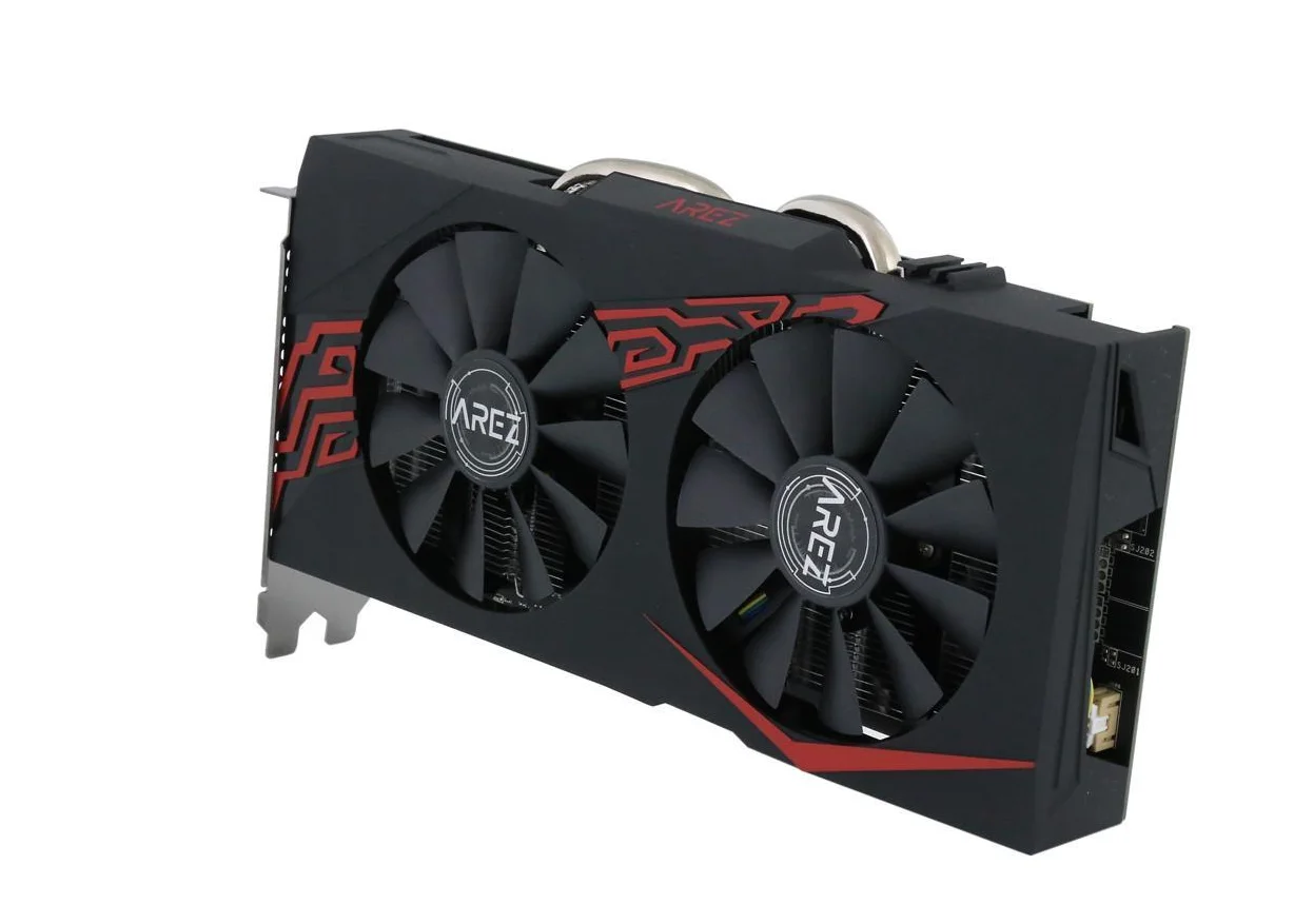 AMD RX 570 8GB GPU AREZ EX RX570 O8G Graphics Card For 8GB GDDR5 256-bit 8-pin HDMI DP DVI-D Interface Tarjeta Gráfica PC view 4