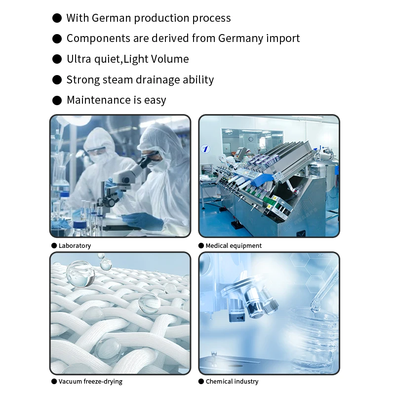 Factory 120W 30L/min Oil-Free Mini Small Piston Air Compressor High Precision Low Noise High Pressure