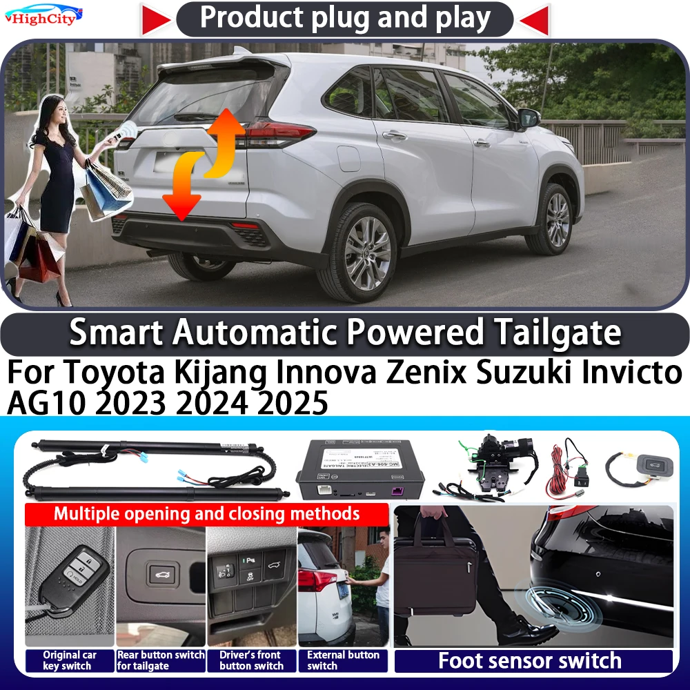 

For Toyota Kijang Innova Zenix Suzuki Invicto AG10 2023 2024 Smart Automatic Powered Tailgate Key Lift Close Kit Power Tailgate