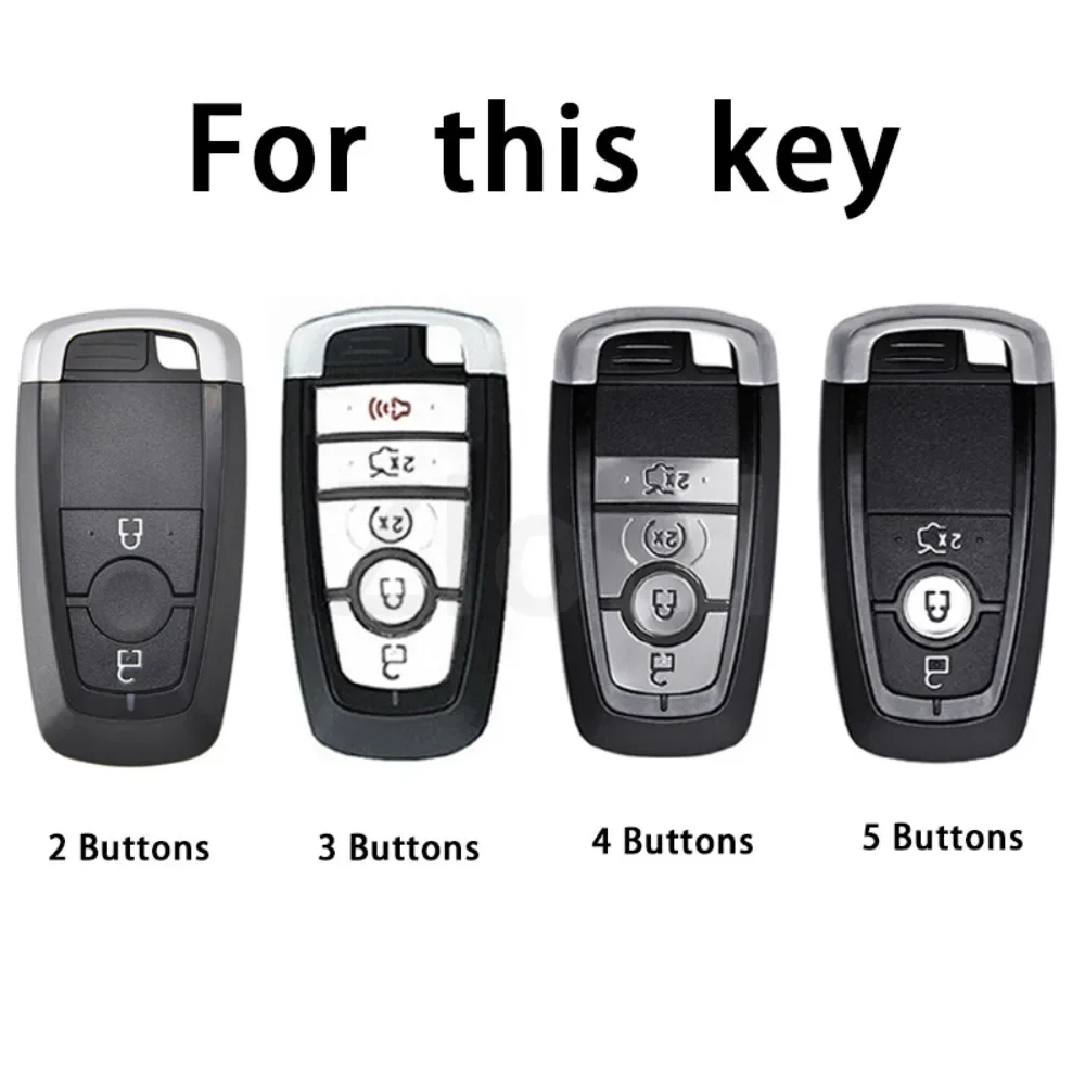 For Ford Edge Fusion Mondeo Mustang Explorer F150 F250 F350 Ecosport Raptor Car remote key fob case