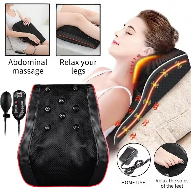 

Electric full body relaxation massager,simulating human massage,with heating+vibration functions, for workplace, reading, travel