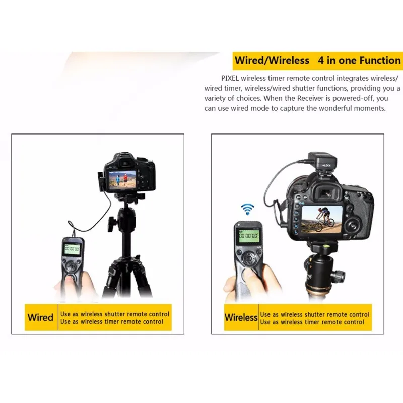 B27B Shutter Release Cable TW-283/N3 Wireless Timer Remote Control For Canon 5D Series