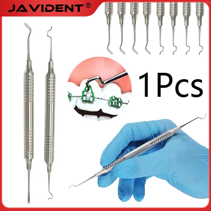 1Pcs Dental Orthodontic Ligature Tie Placer Tool Twirl-on Module Arch Wire Placement Ligation Ring Holder Dentistry Instrument