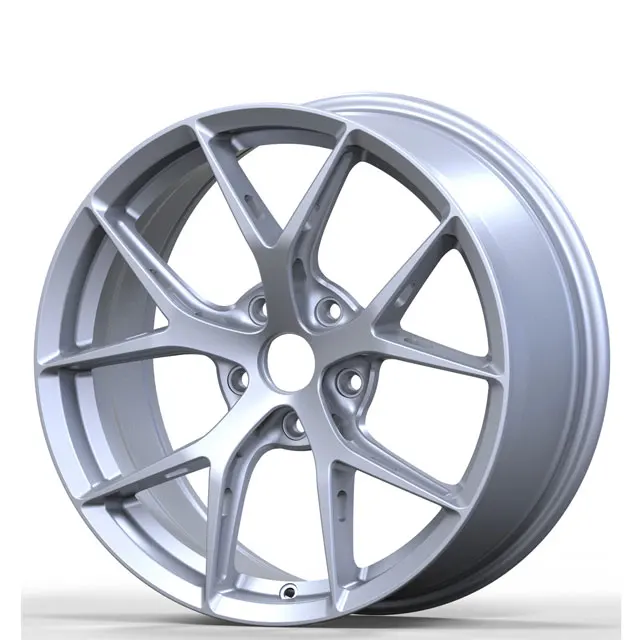 Popular Hot-Sale full size forged  shiny sliver 5x112/114.3/120 Aluminum Car Alloy Wheel Rim for luxury car for bmw m3 m5