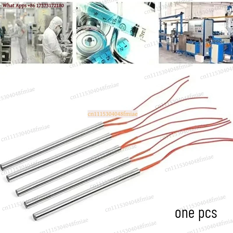 AC220V Cartridge Heaters Heating Element Cylindrical Tubular 6/8/10/16/20mm Hot Rod Stainless Steel Electrical Parts