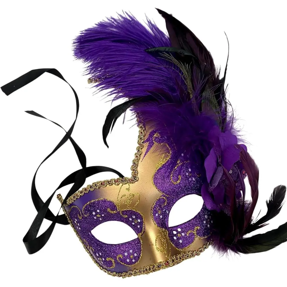 

MasqStudio Brocade Lace Masquerade Ball Mask Burlesque Mardi Gras Birthday Prom Wedding Party