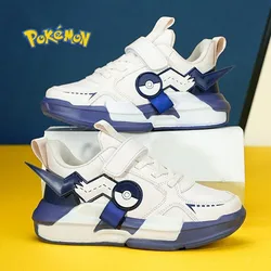 Nowa kreskówka Anime Pokemon dzieci na co dzień buty dla chłopców oddychające trampki letnie siatka powietrzna dla dzieci hak i pętla szkolne buty