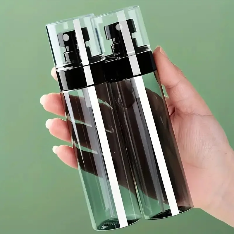 3/5 個超微細アトマイザースプレーボトル再利用可能な香水空の容器ポータブルエッセンシャルオイルアルコールメイク