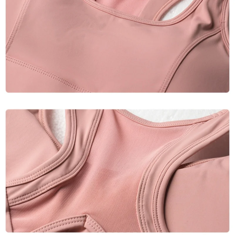DRUR Reggiseno da yoga estivo da donna Canotta sportiva traspirante con rete posteriore Abbigliamento da palestra femminile Canotta da allenamento per corsa ad alto impatto Nuovo