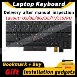 Laptop Replacement Keyboard for Lenovo ThinkPad T470 T480 A485 A475 01HX459 01AX364 SN20P41641 US/BE/BG/DE/IT/LASP/RU