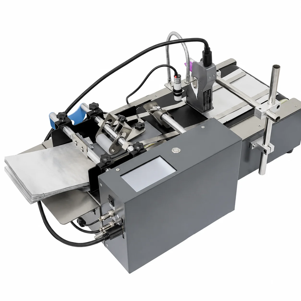 Smart Conveyor Based Inkjet Coding System For Continuous Industrial Packaging Marking