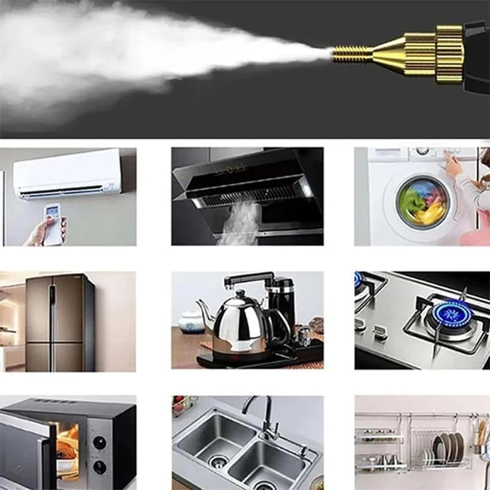 Portable High Pressure Steam Cleaner Adjustable Pressurized For Windows, Kitchen, Floor, All Kitchen1200ml Tank For Household