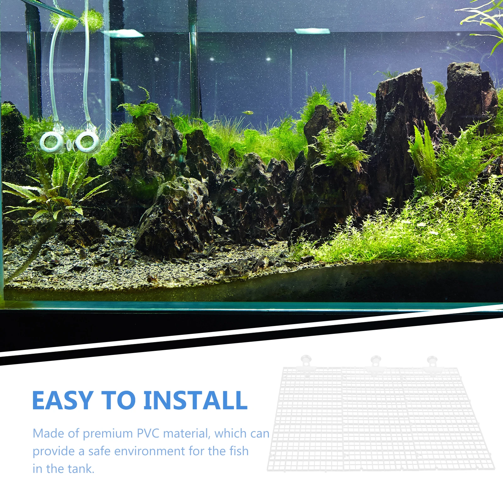 

Fish Tank Divider Accessories Aquarium Isolation Board Accessory Diy Tray Dividers Grid Plate