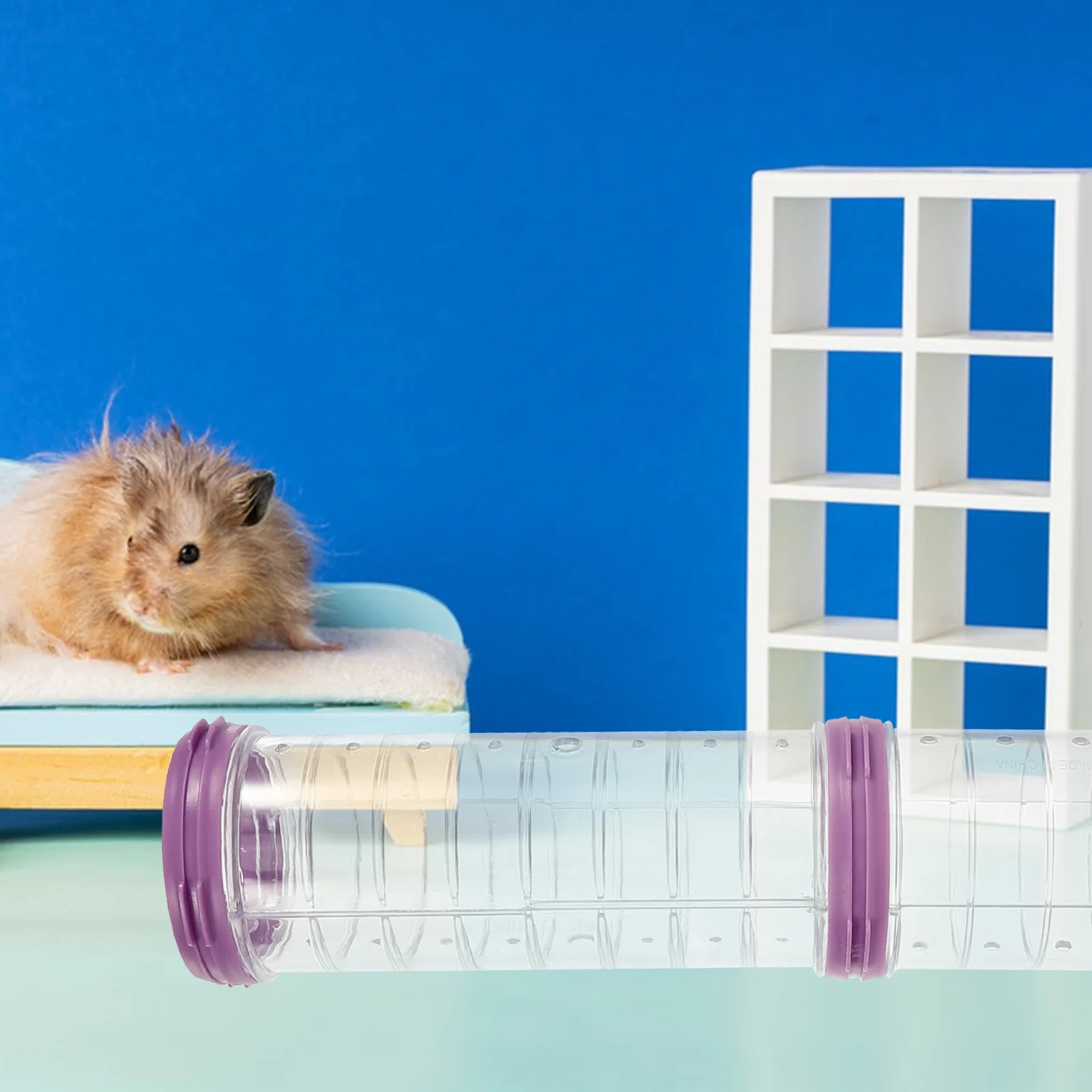 

1Set Hamster Cage Tubes DIY Tunnel Kit External Clear Plastic Tubes for Hamsters Squirrels Guinea Pigs Small Pets Cage