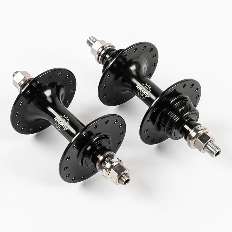 Ardently Fixed Gear Bicycle Hub 20 24 32Holes Racing Road Bike Aluminum Alloy Bearing Riding Front Rear FixieDouble Bearing Hubs