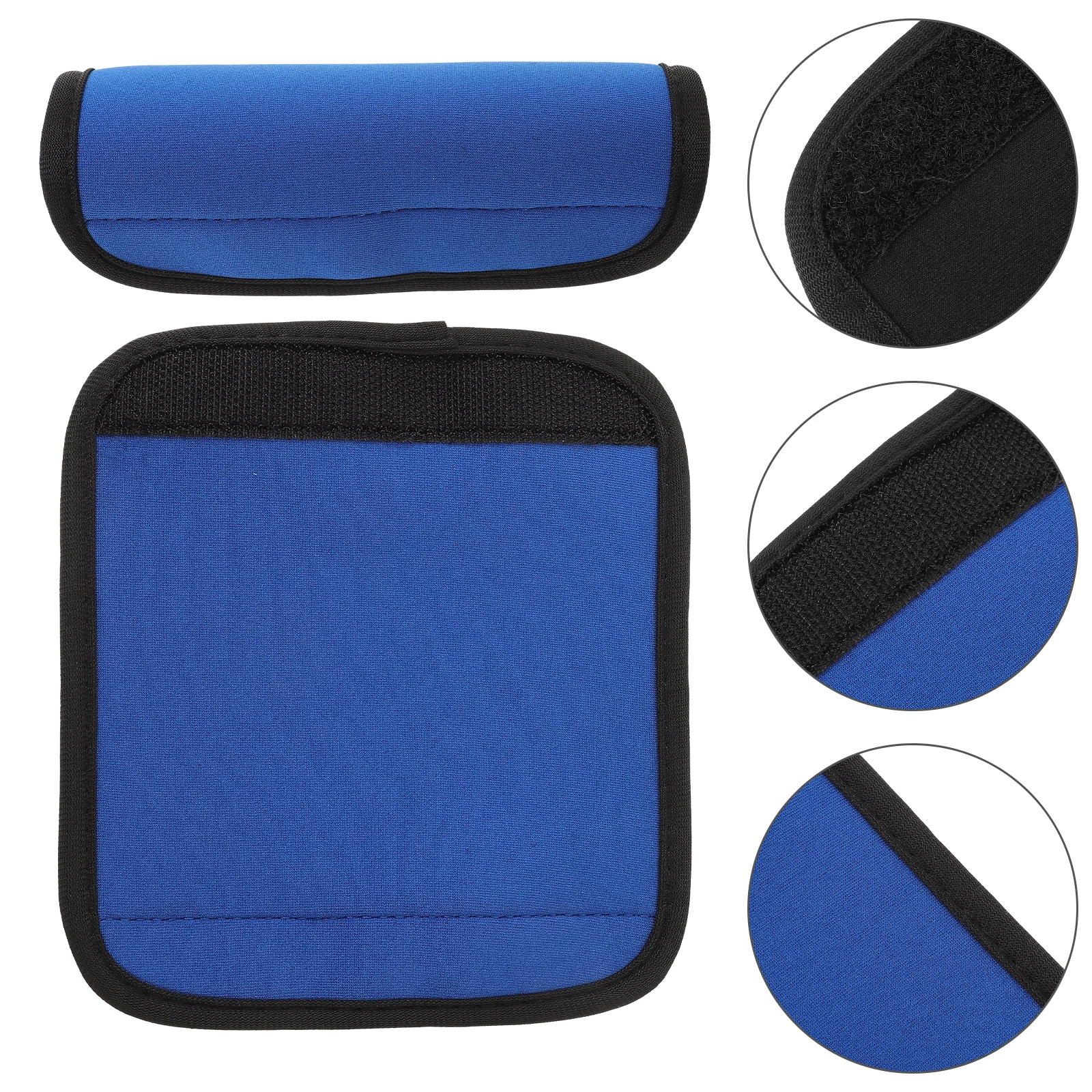 

2Pcs Blue Luggage Handle Wraps Suitcase Comfortable Lightweight Travel Accessories Stroller-Compatible Grips Protector Baby Cart