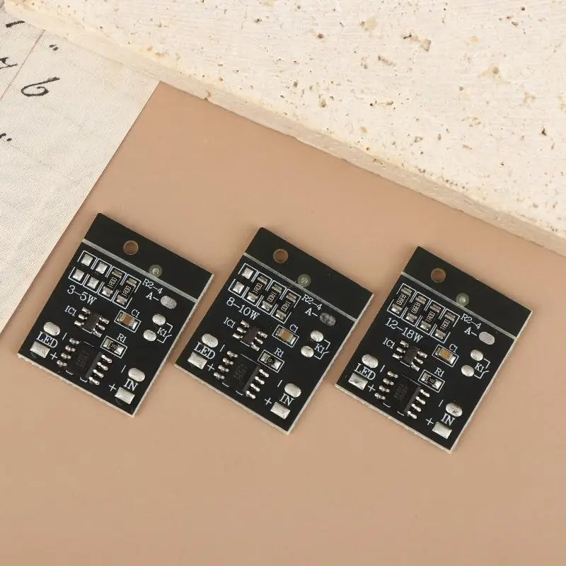 【جديد】 1/3 قطعة المصابيح الأمامية المصابيح الأمامية تحمل مصابيح التحديثية اللمس سائق لوحة عالمية 3-10 واط متوافق حتى 20 واط #4