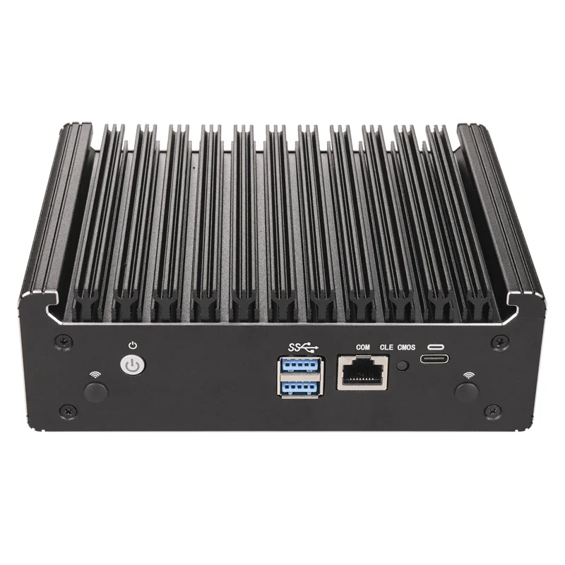 Mini PC senza ventola Intel N150 (4x 2,5G LAN i226-V) - Router firewall a bassa potenza Supporto mini server silenzioso pfSense/Proxmox/ESXi