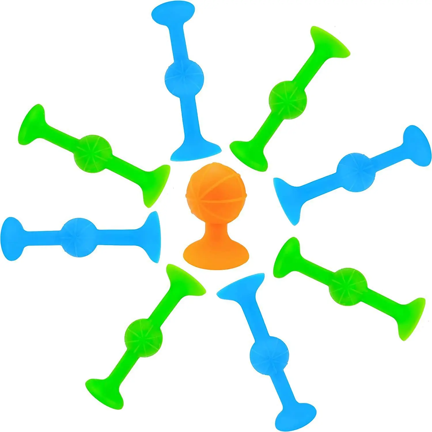 

12pcs Dart Suction Cup Soft Silicone Suction Cup Game Set Stress Relief Puzzle Suction Cup Toy