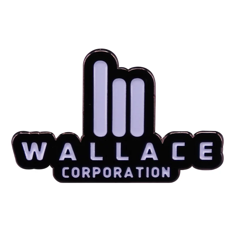 Wallace-Corporation Logo Badge Sci-fi Action Film Blade-Runner 2049 Inspiration Brooch