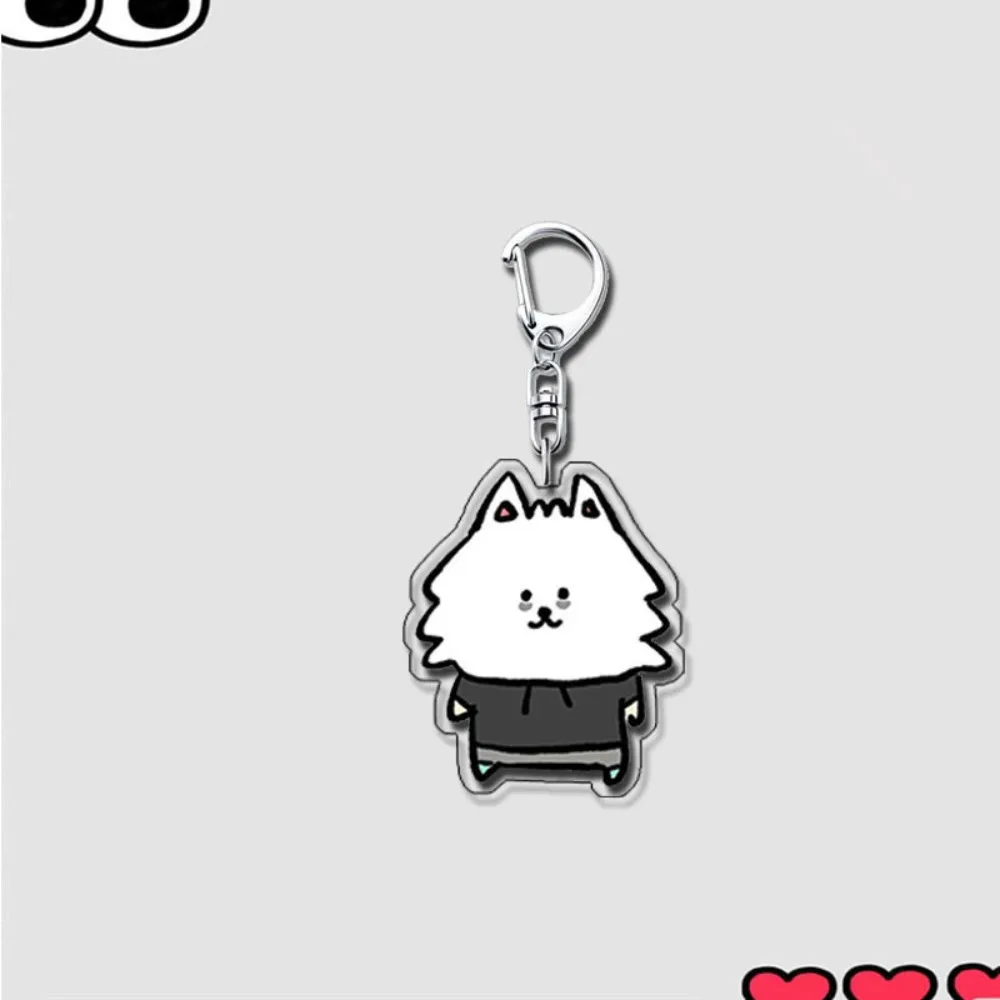 Korean Idol Cartoon Keychain SOOBIN YEONJUN BEOMGYU TAEHYUN HUENINGKAI Figure Acrylic Pendant Keyring Backpack Accessories Gift