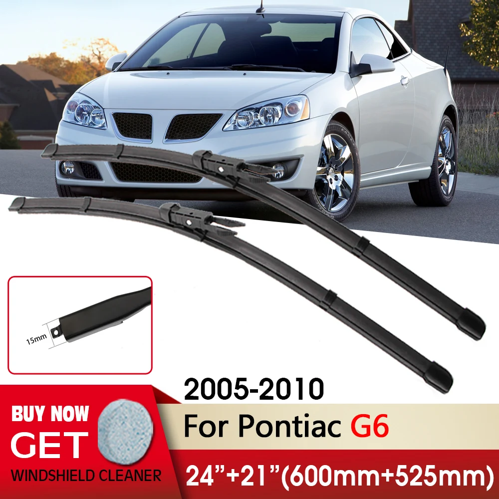 

Car Wiper RHD LHD Front Wiper Blades 24"+21" For Pontiac G6 2005-2010 Fit Pinch Tab Arm Windscreen Wipers Auto Accessories